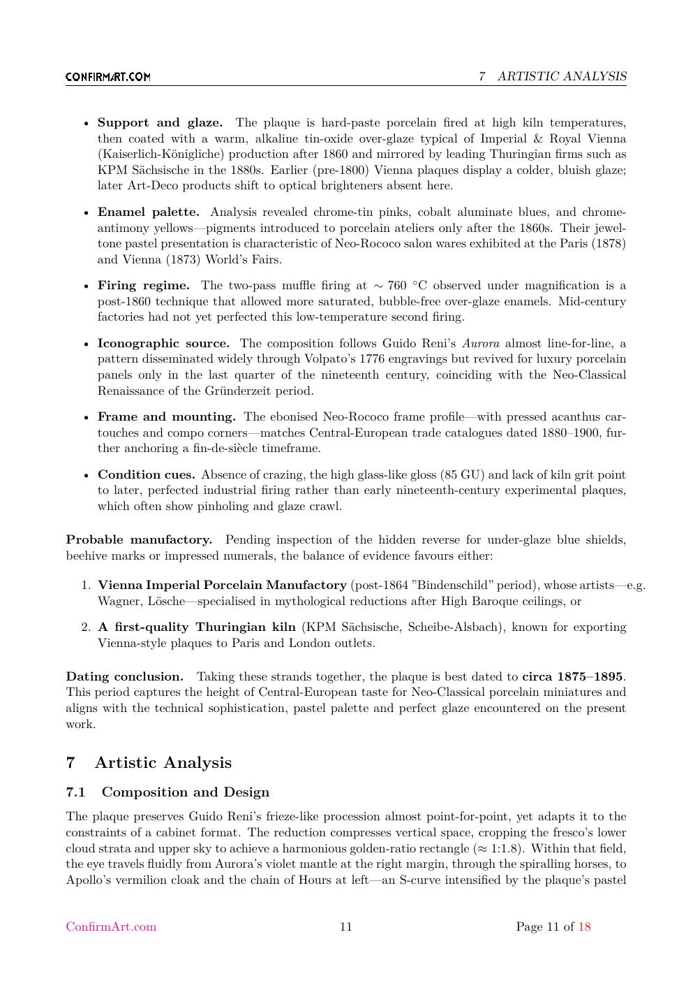 The Triumph of Apollo report sample page 11
