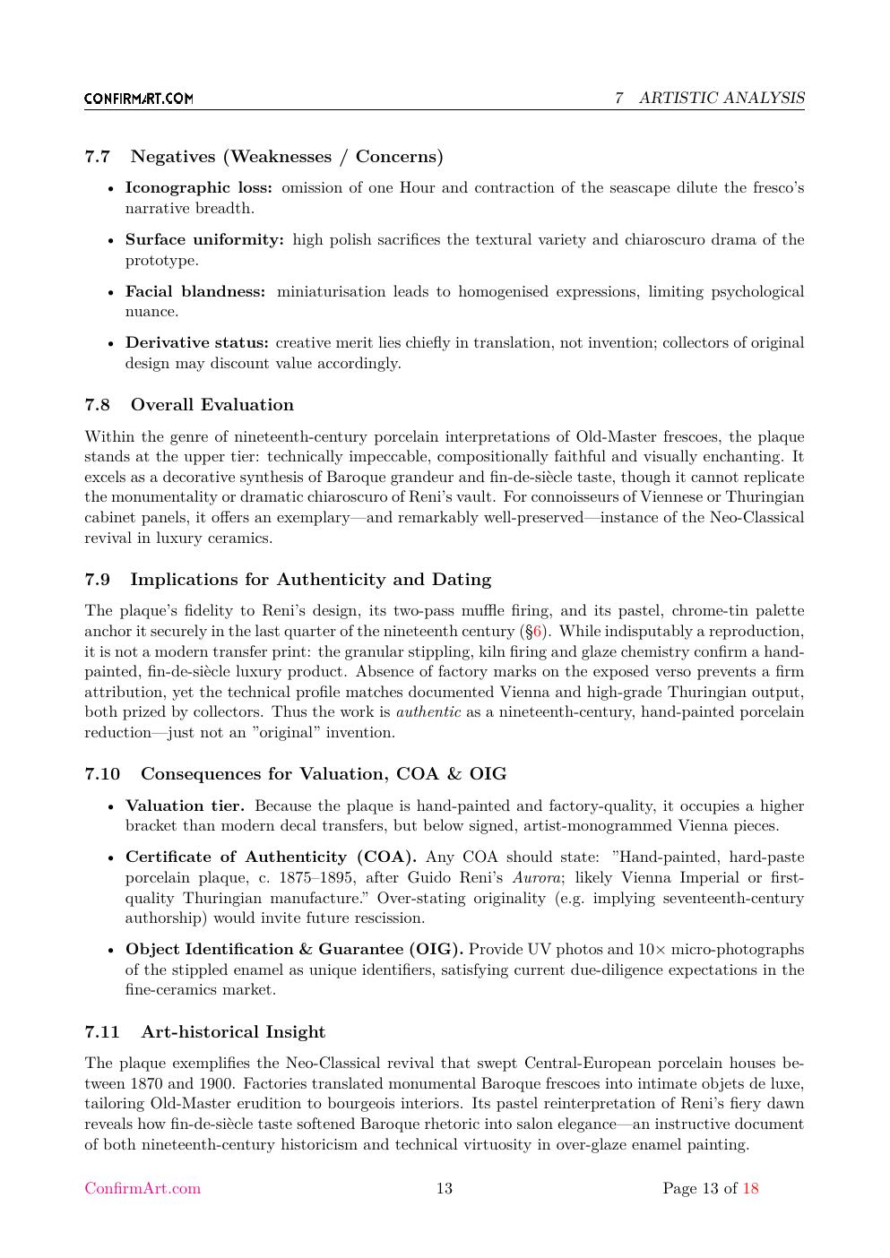 The Triumph of Apollo report sample page 13