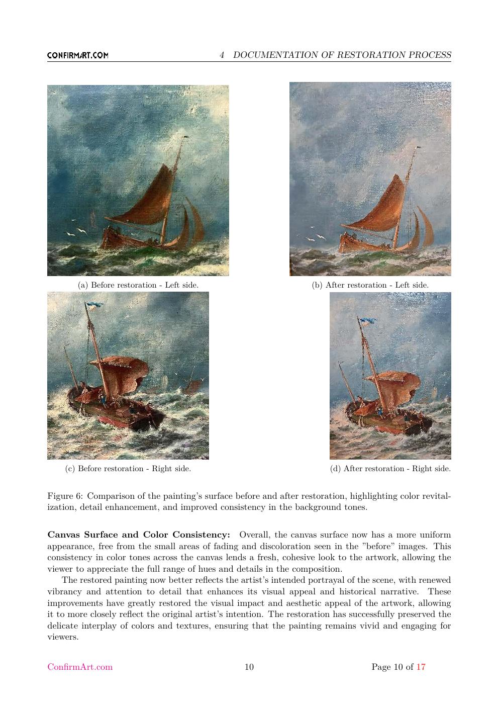 Victorian Sea report sample page 10