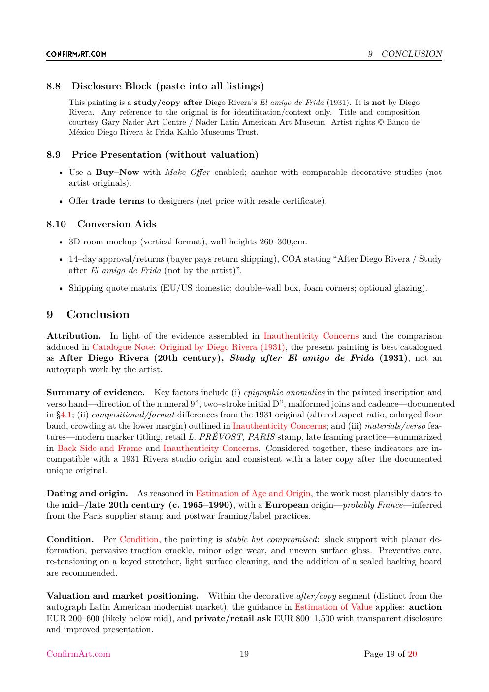 El amigo de Frida report sample page 19