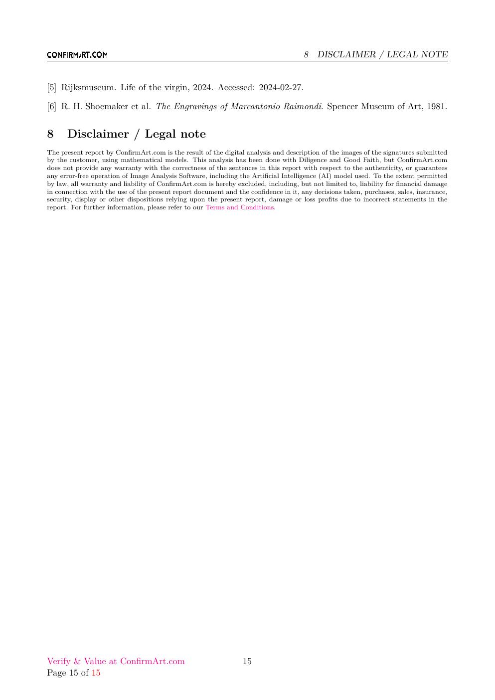 The Annunciation report sample page 15