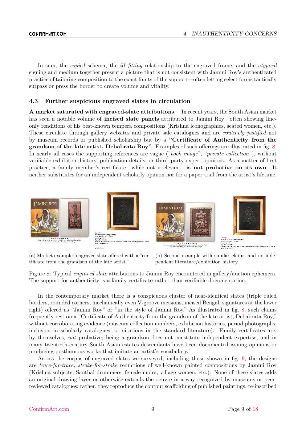 Three Seated Women report sample page 9