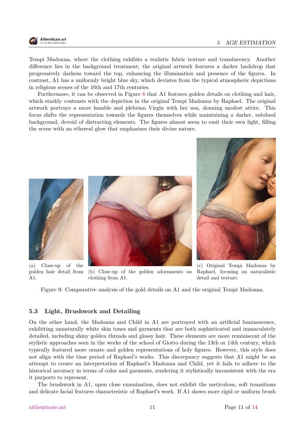 Tempi report sample page 11