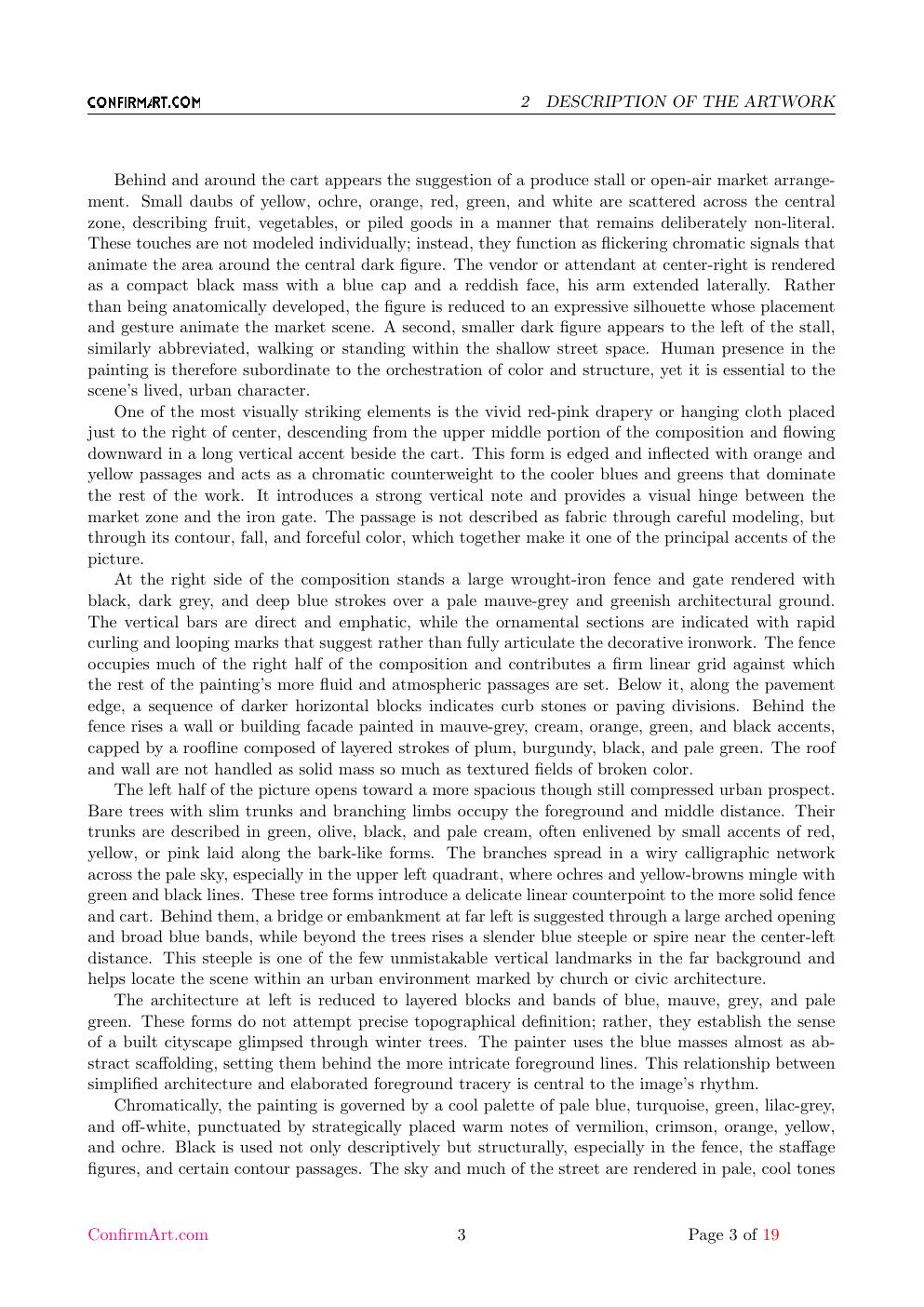 Fruit Seller report sample page 3