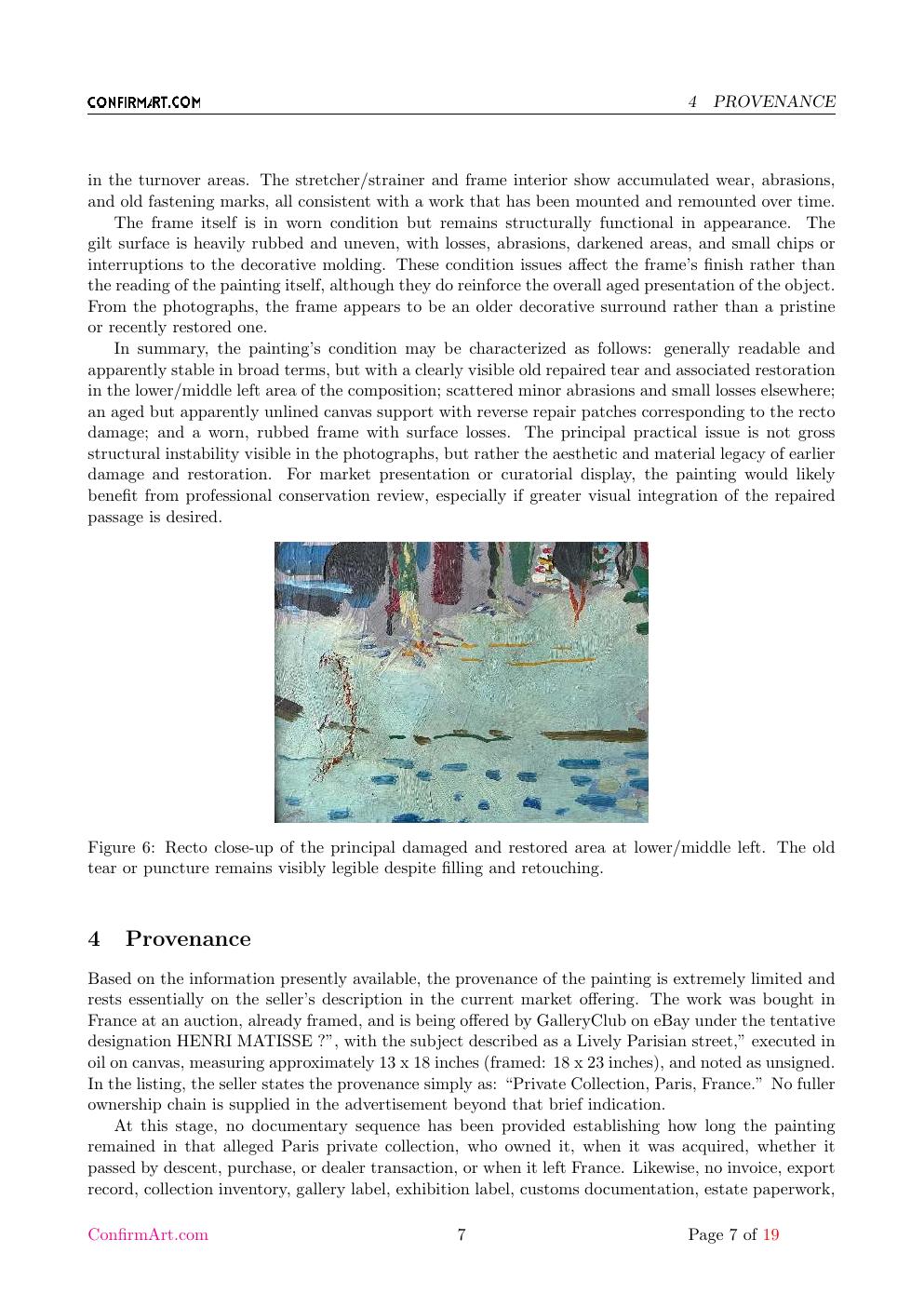 Fruit Seller report sample page 7
