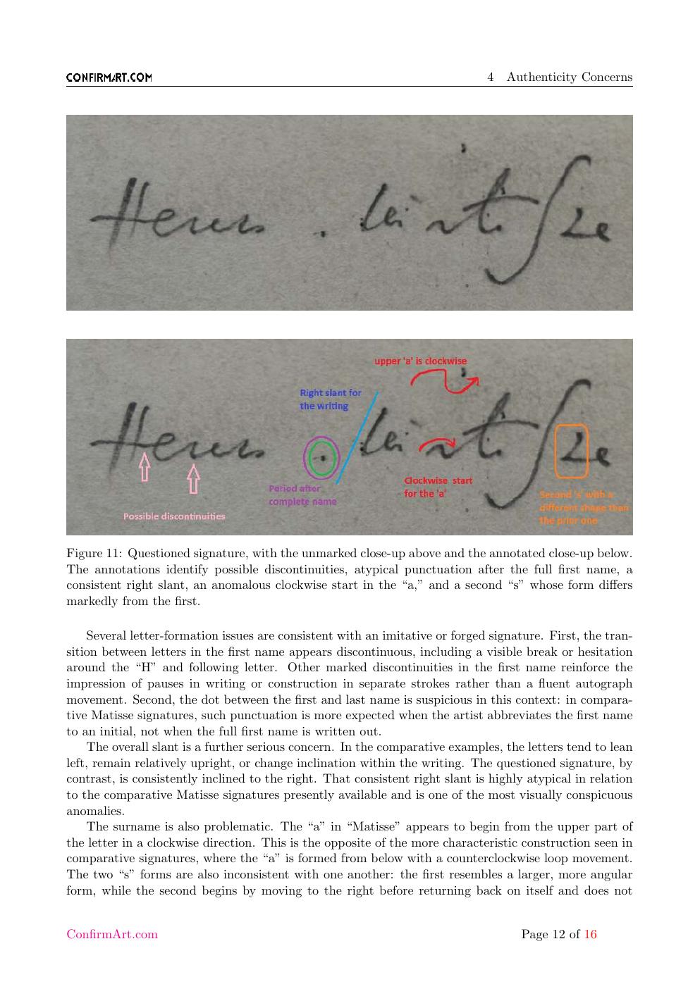 Back View of a Nude report sample page 12