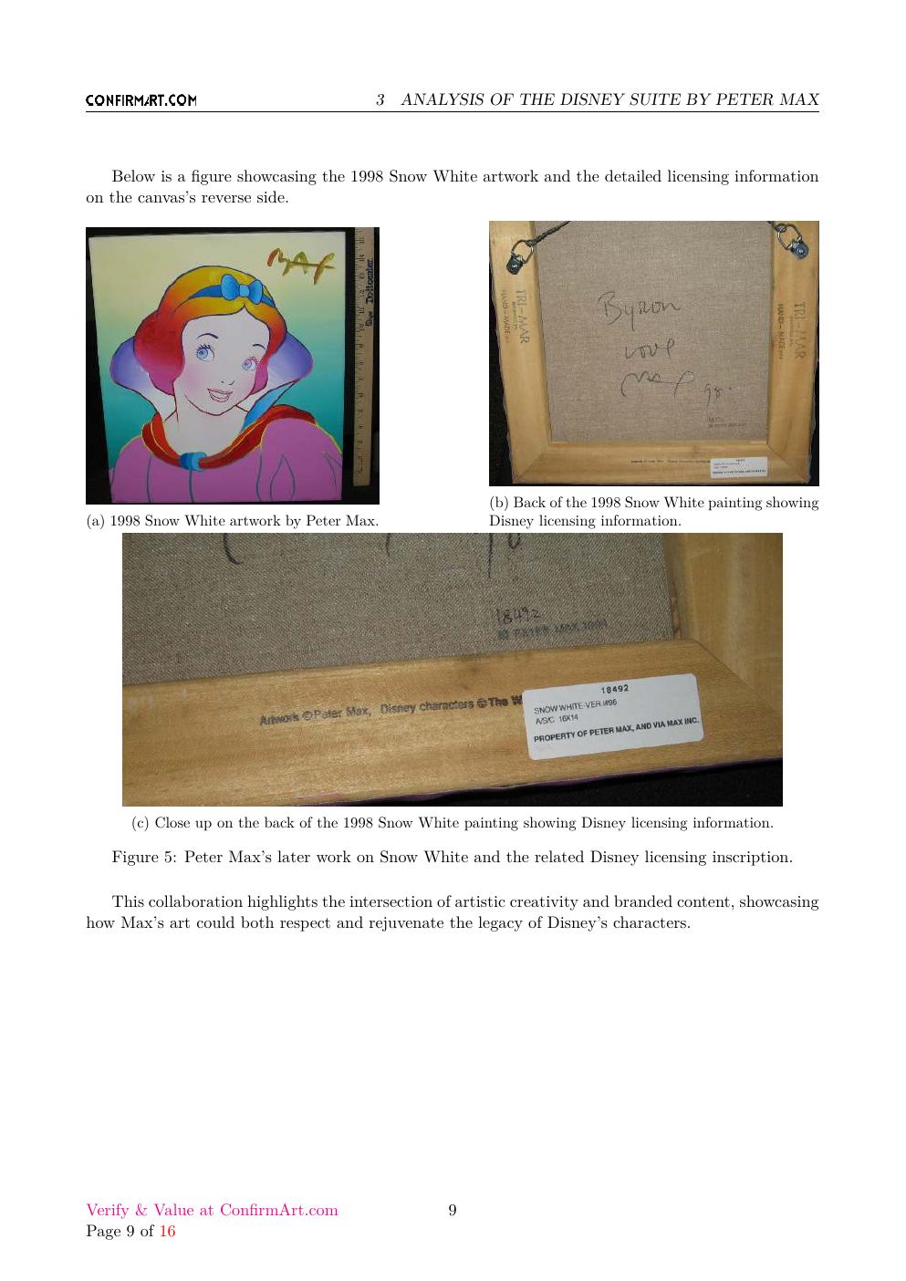 Snow White report sample page 9