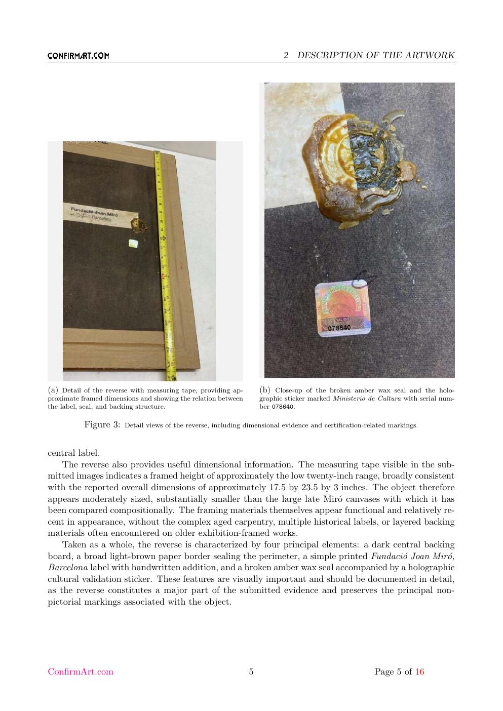 Miró report sample page 5
