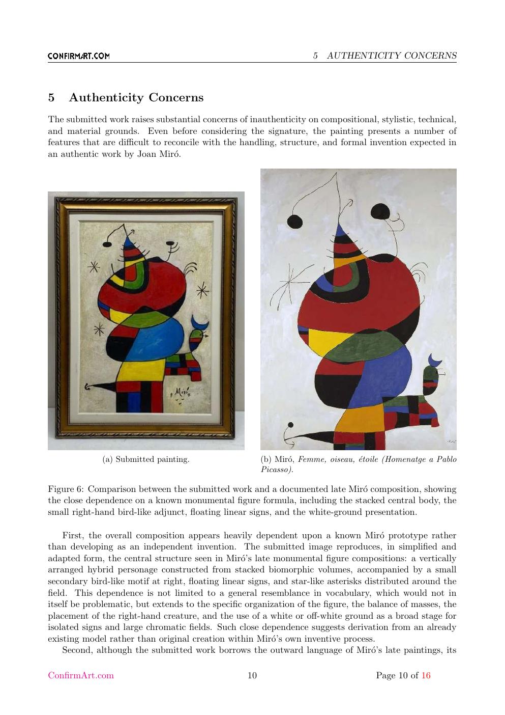 Miró report sample page 10