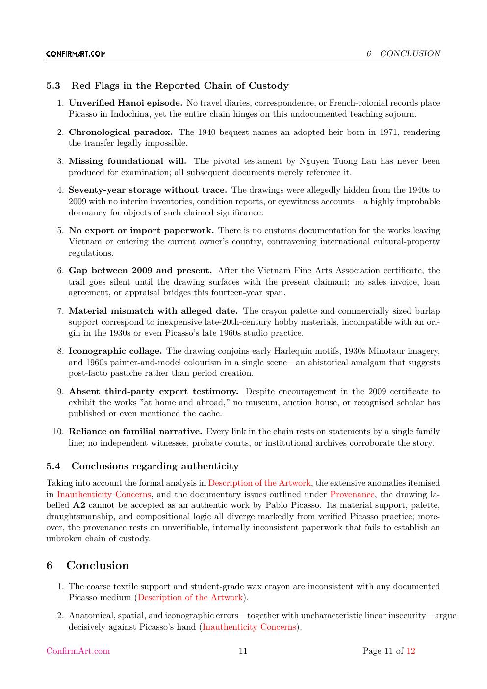 Painter and model drawing report sample page 11