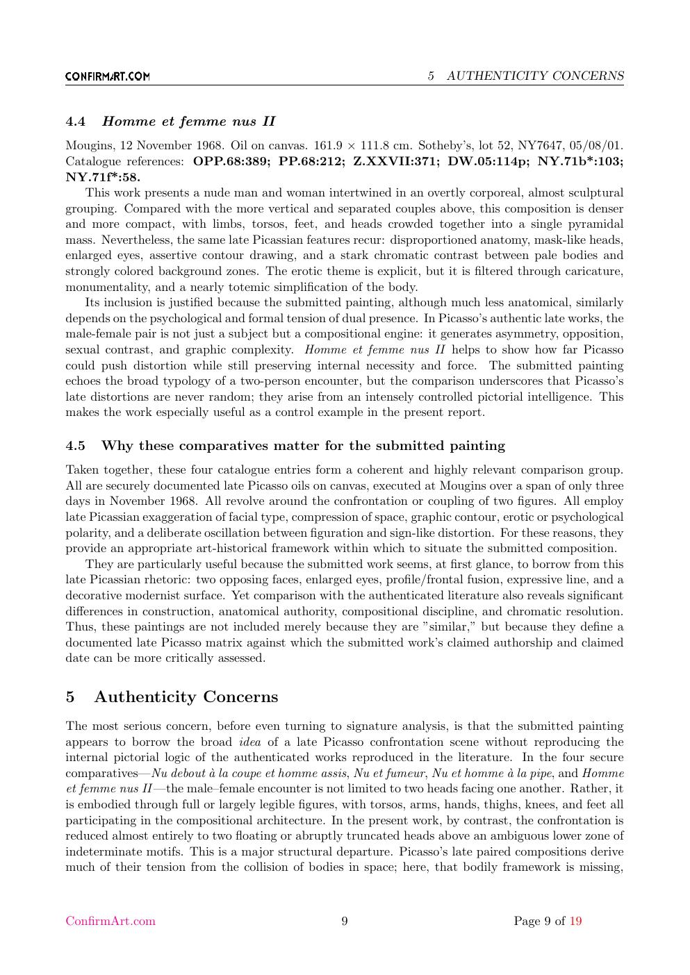 Dual Reflection report sample page 9