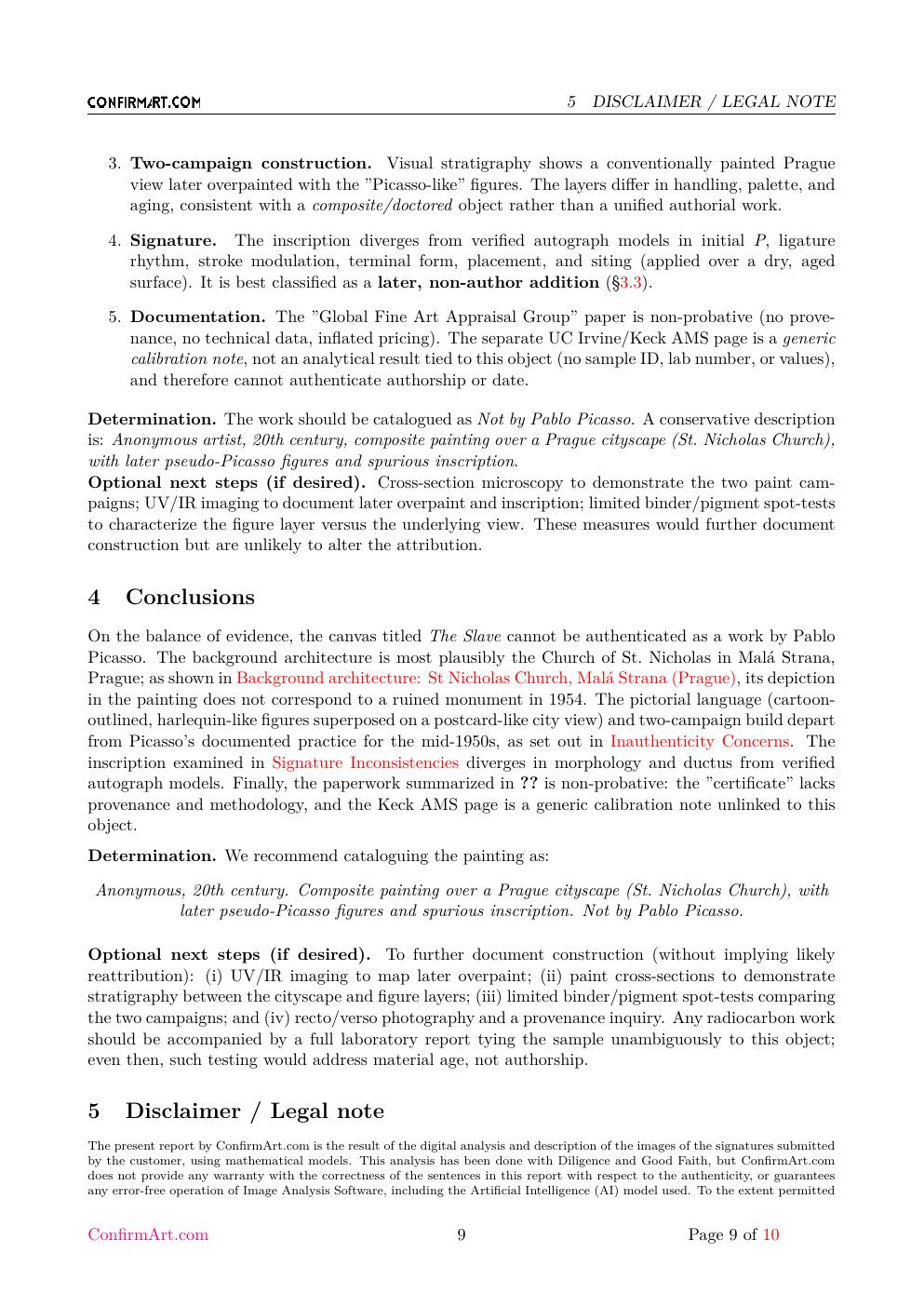 The Slave report sample page 9