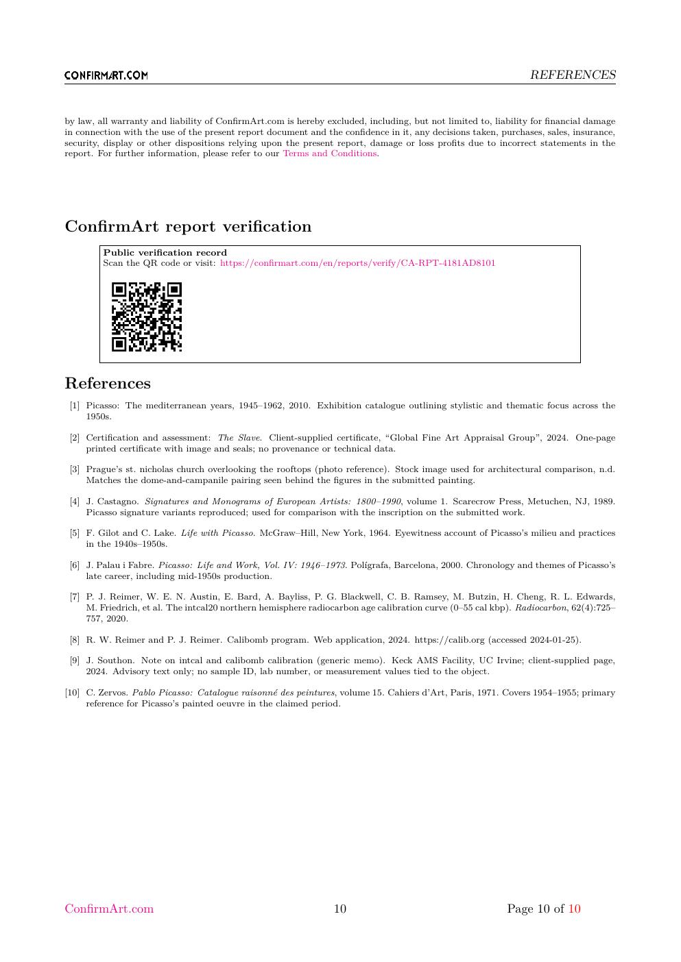 The Slave report sample page 10