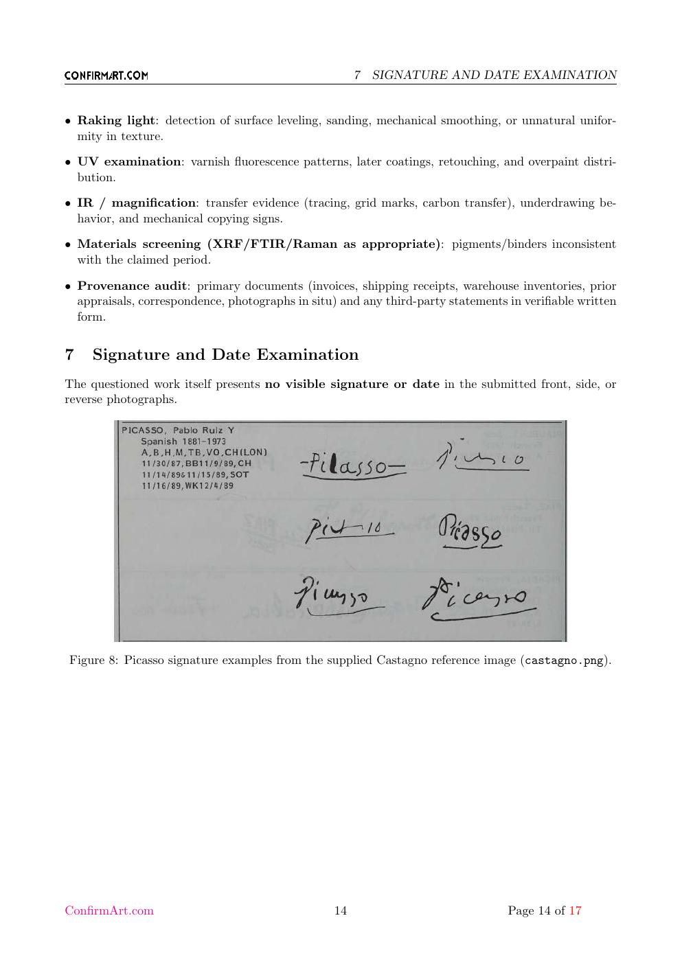 Mother Child report sample page 14