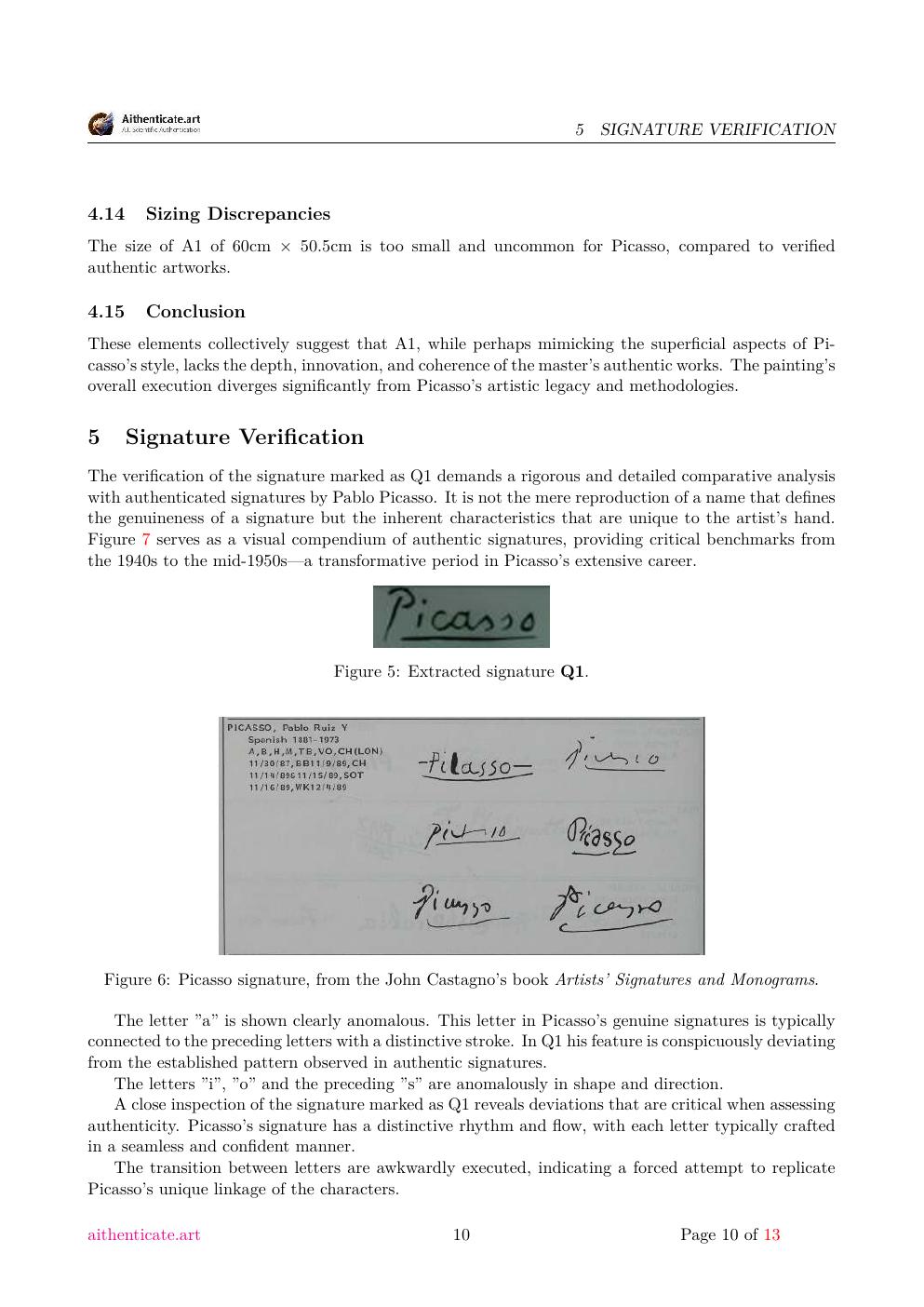 Nature morte report sample page 10