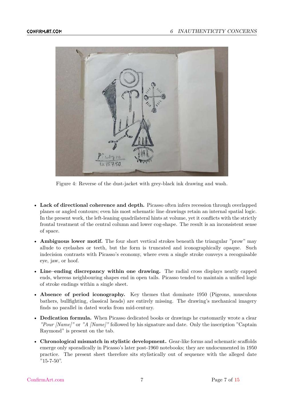 Couleurs des Maîtres -- Picasso report sample page 7