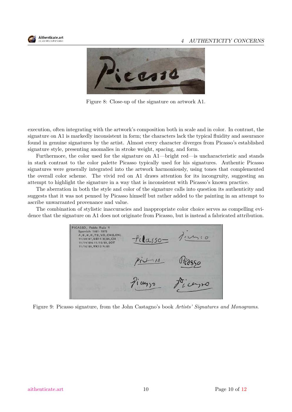 Toros y Toreros report sample page 10