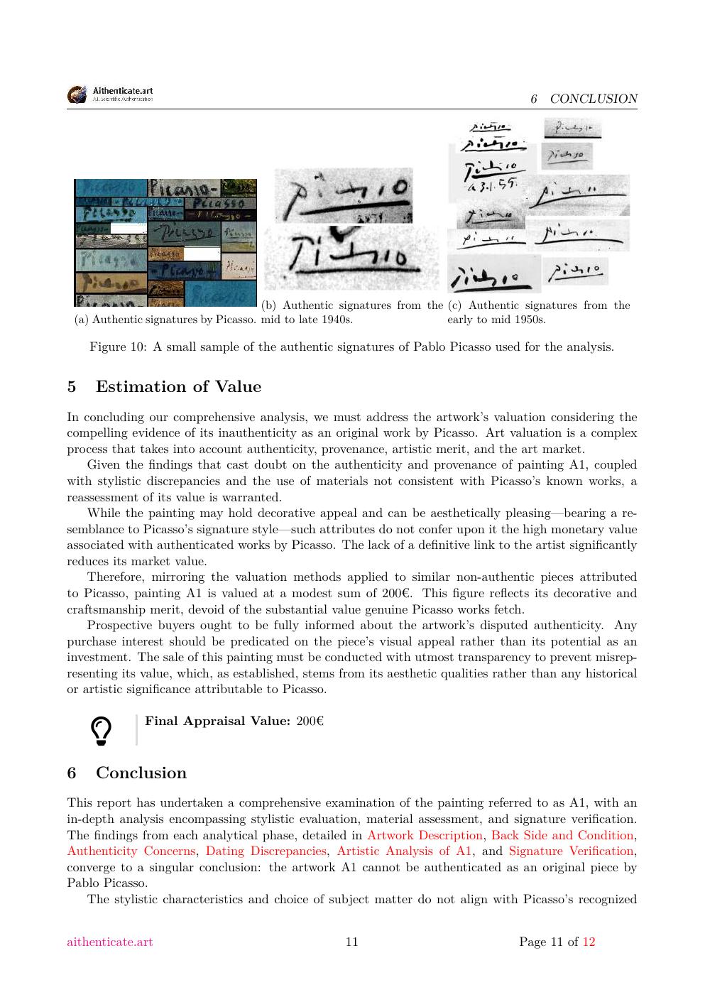 Toros y Toreros report sample page 11