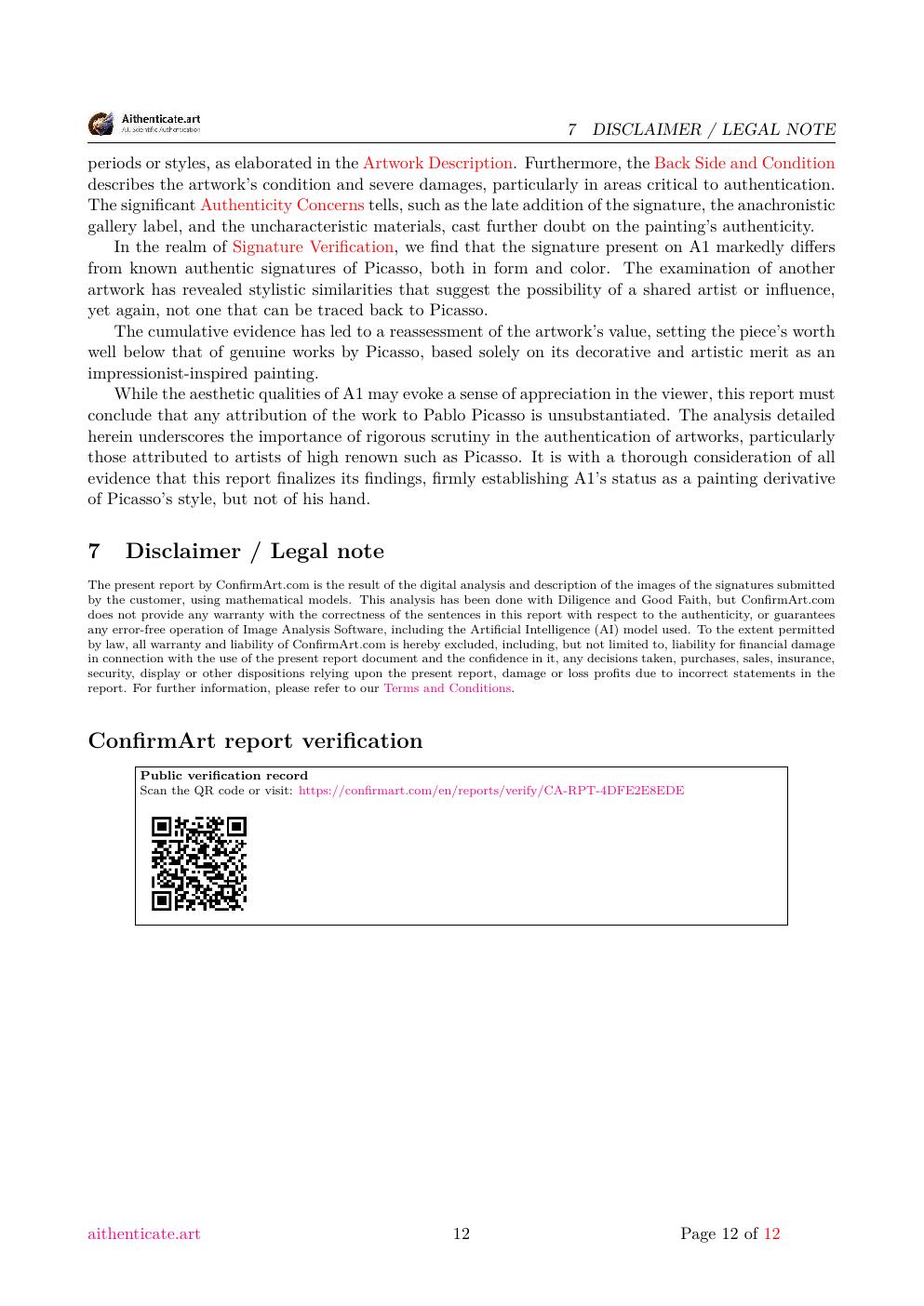 Toros y Toreros report sample page 12