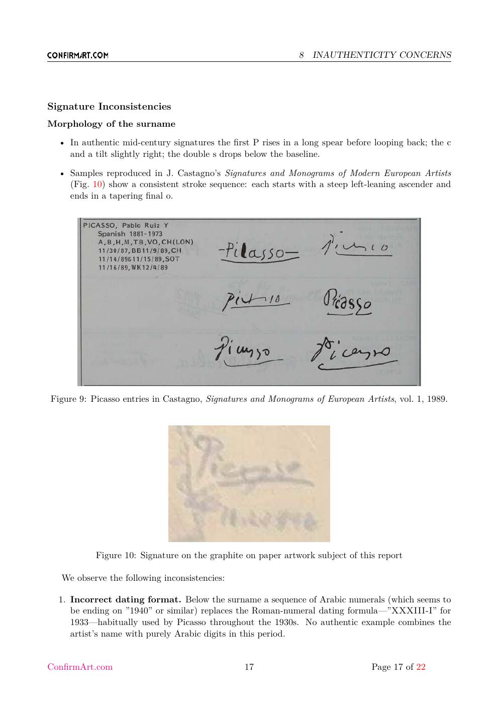 Woman and bull drawing report sample page 17