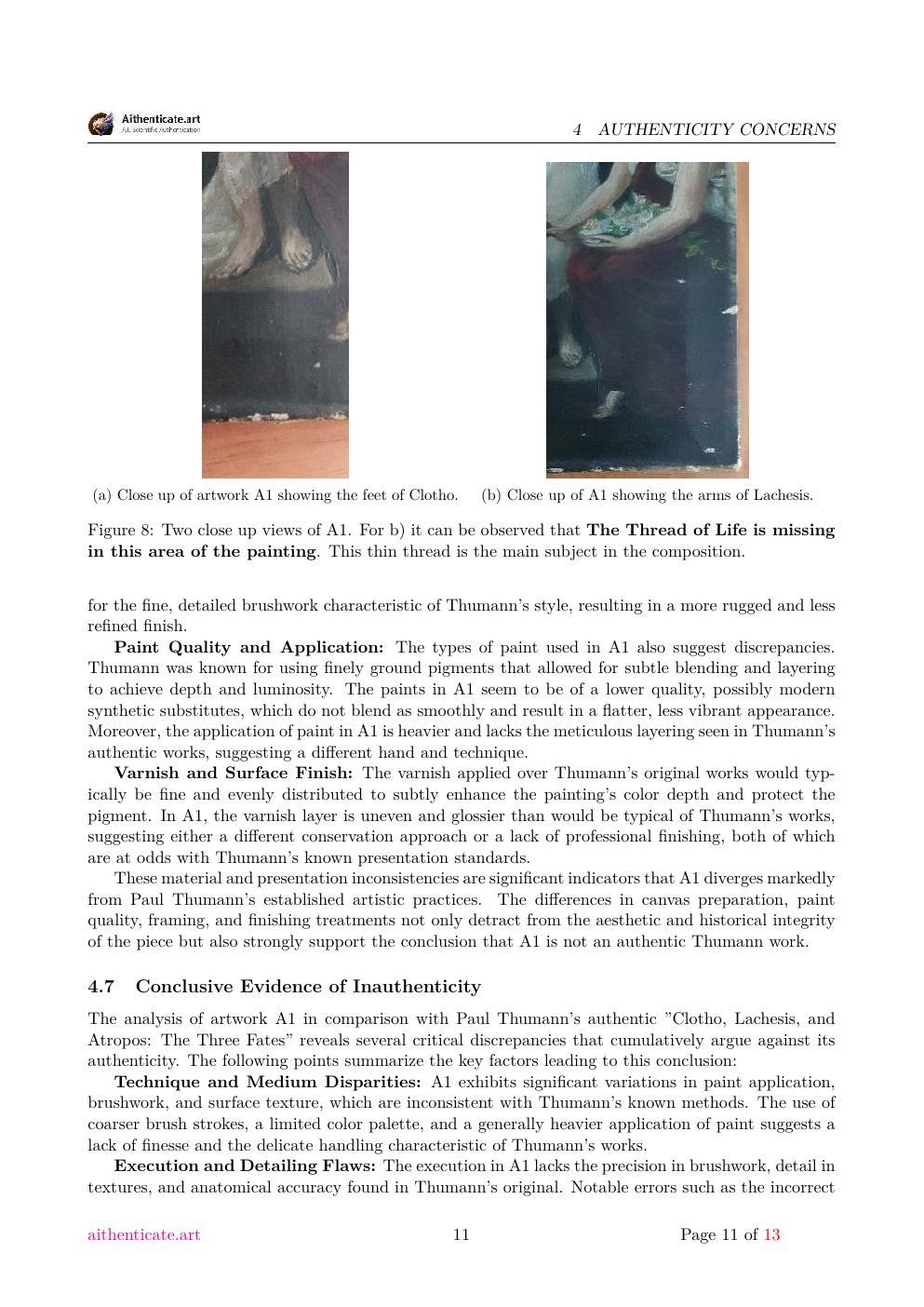 The Three Fates report sample page 11