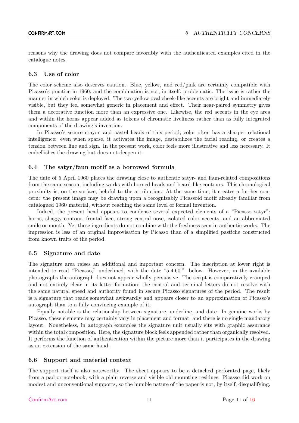 Faune rieur (Pour Madame Coudert) report sample page 11