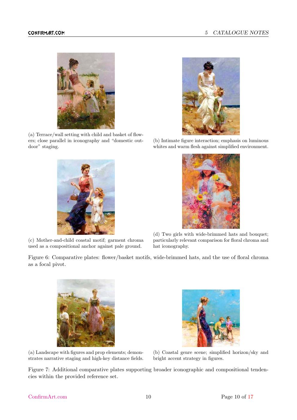 Pino Daeni painting study report sample page 10