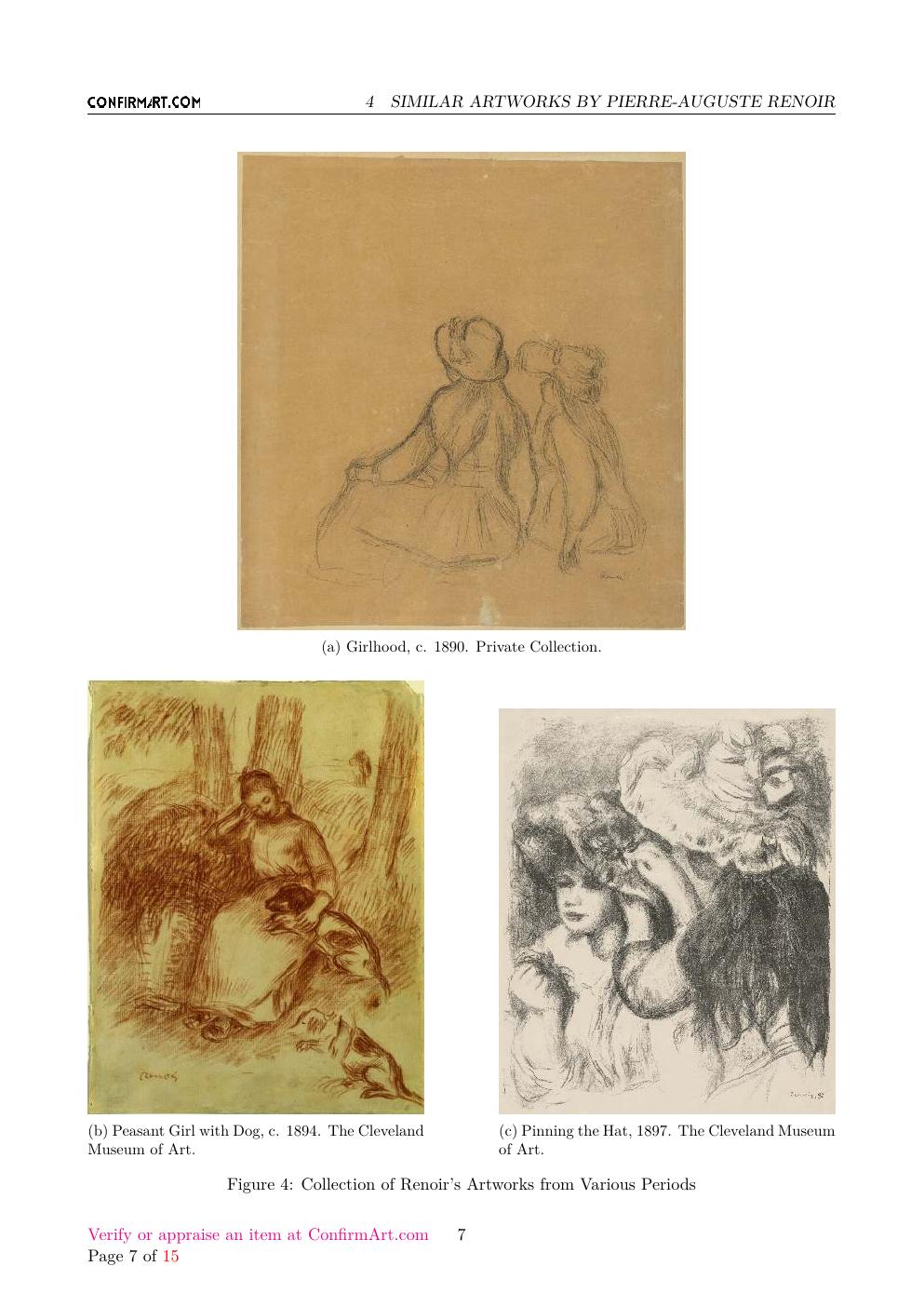 Renoir signature study report sample page 7