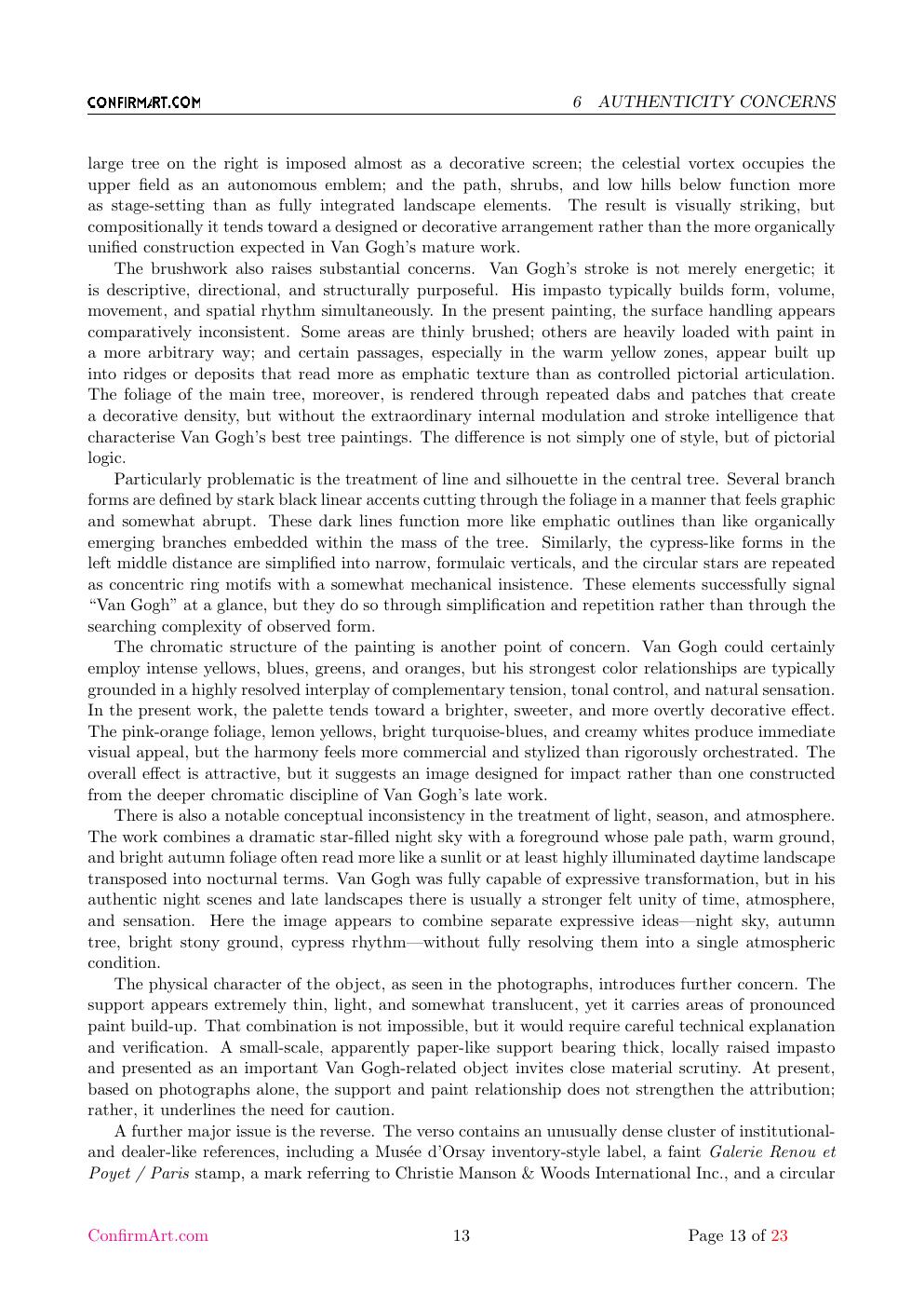 Sans titre report sample page 13