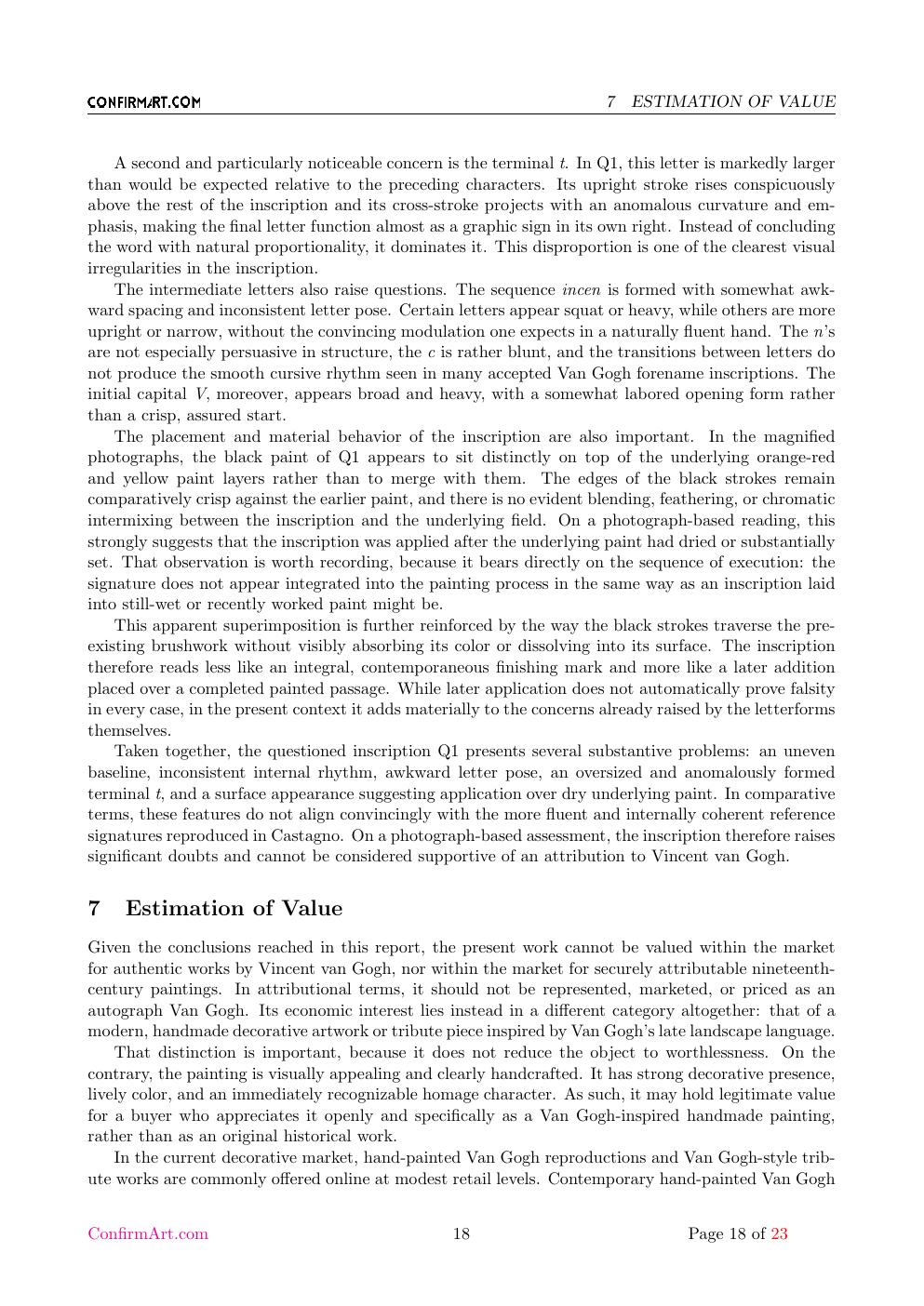 Sans titre report sample page 18