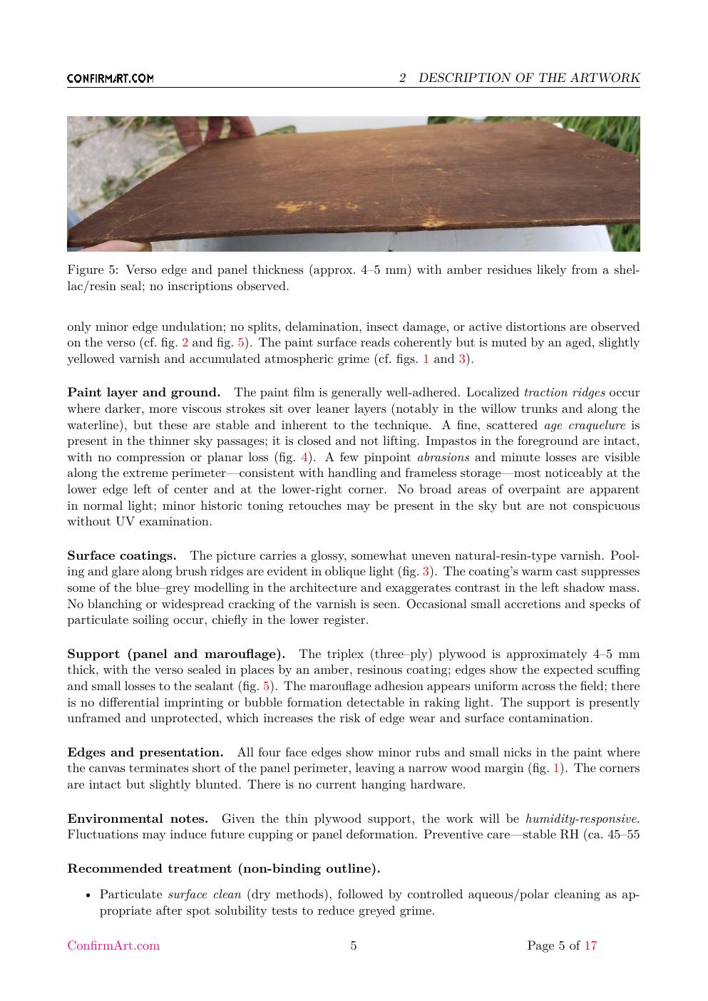 Water well painting study report sample page 5
