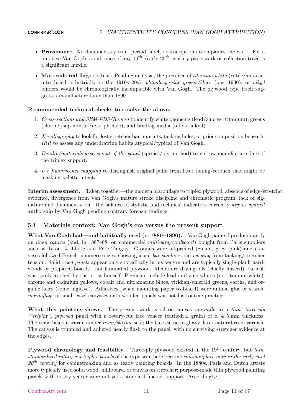 Water well painting study report sample page 11