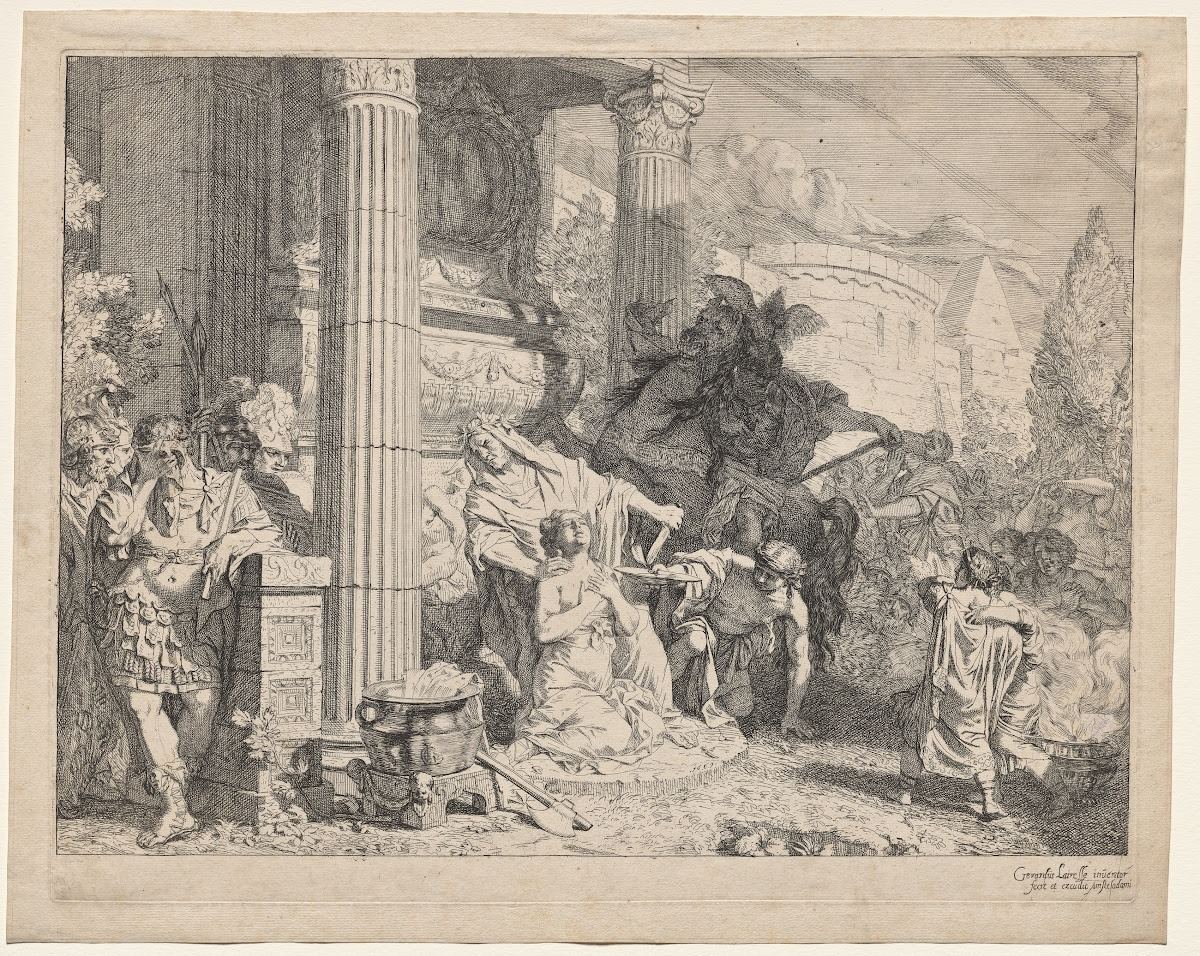 Sacrifice of Polyxena at the Tomb of Achilles: The Sacrifice of Polyxena by Gérard de Lairesse