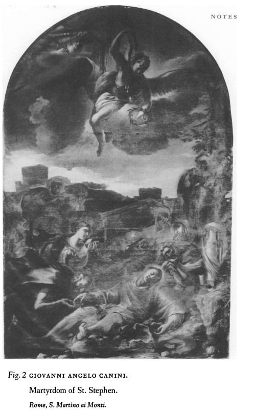 Jupiter, Io and Juno: Composition and Studies: Comparison with Martyrdom of St. Stephen