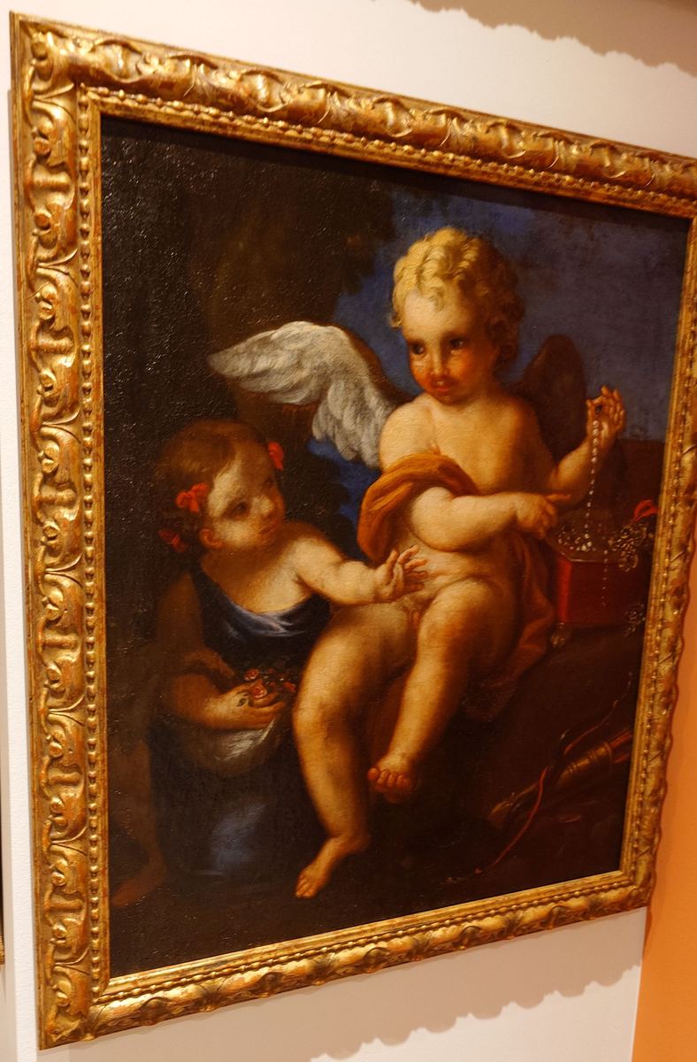 Putti Angels: Frame and back side