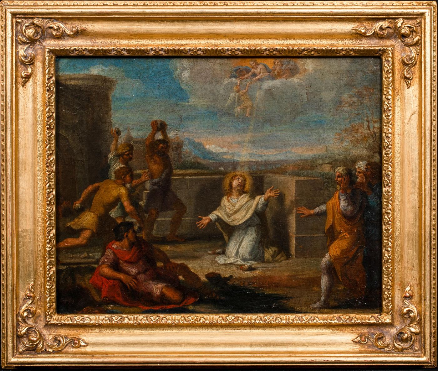 The oil on canvas, "The Stoning of St Stephen": Condition and Restoration