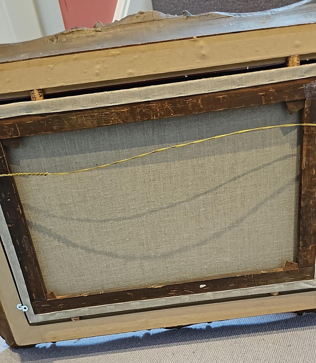 Victorian Sea: Examination of the Back Side of the Artwork