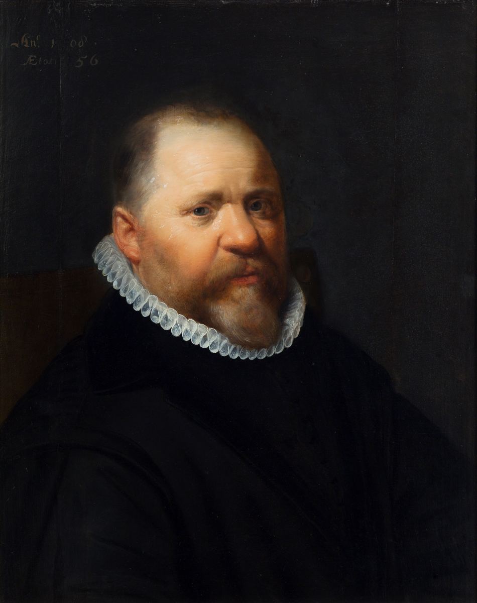 Portrait attributed to Jan Anthonisz. van Ravesteyn: Differentiation from Michiel Jansz.\ van Mierevelt