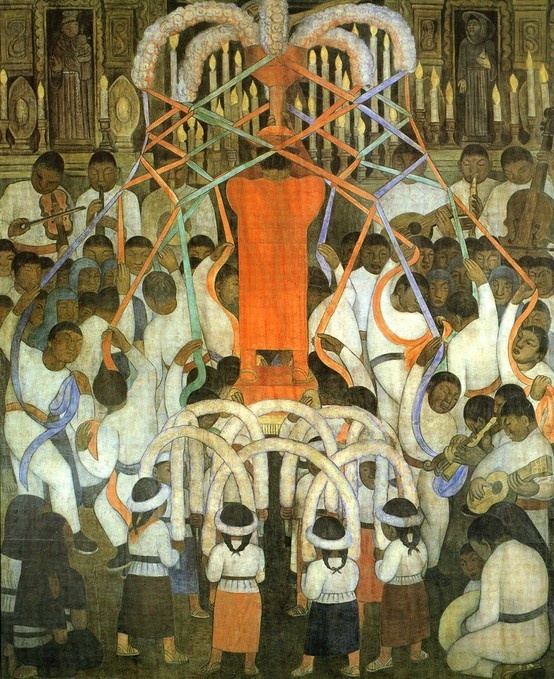 La Ofrenda study: "Ribbon Dance" (1923--24)
