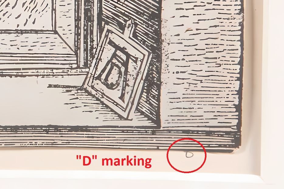 The Annunciation: Technical Authenticity tells observed on A1