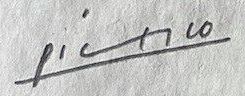 Picasso Dinant study: Signature Verification