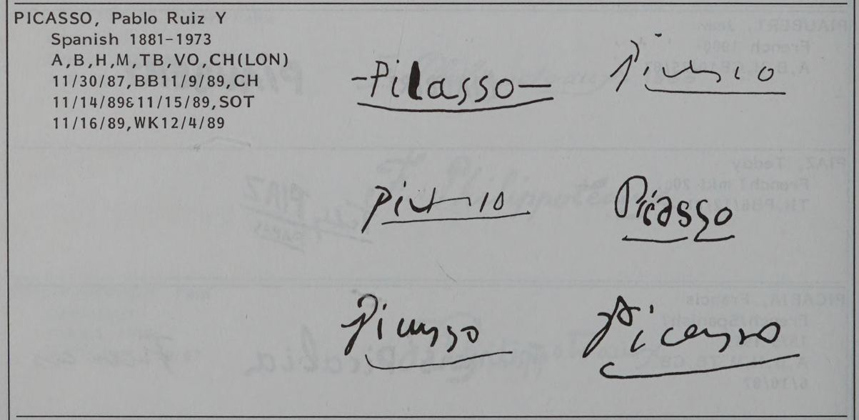 The Slave: Signature Inconsistencies