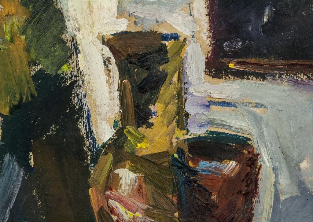 Still life with vases: Details and Back Side