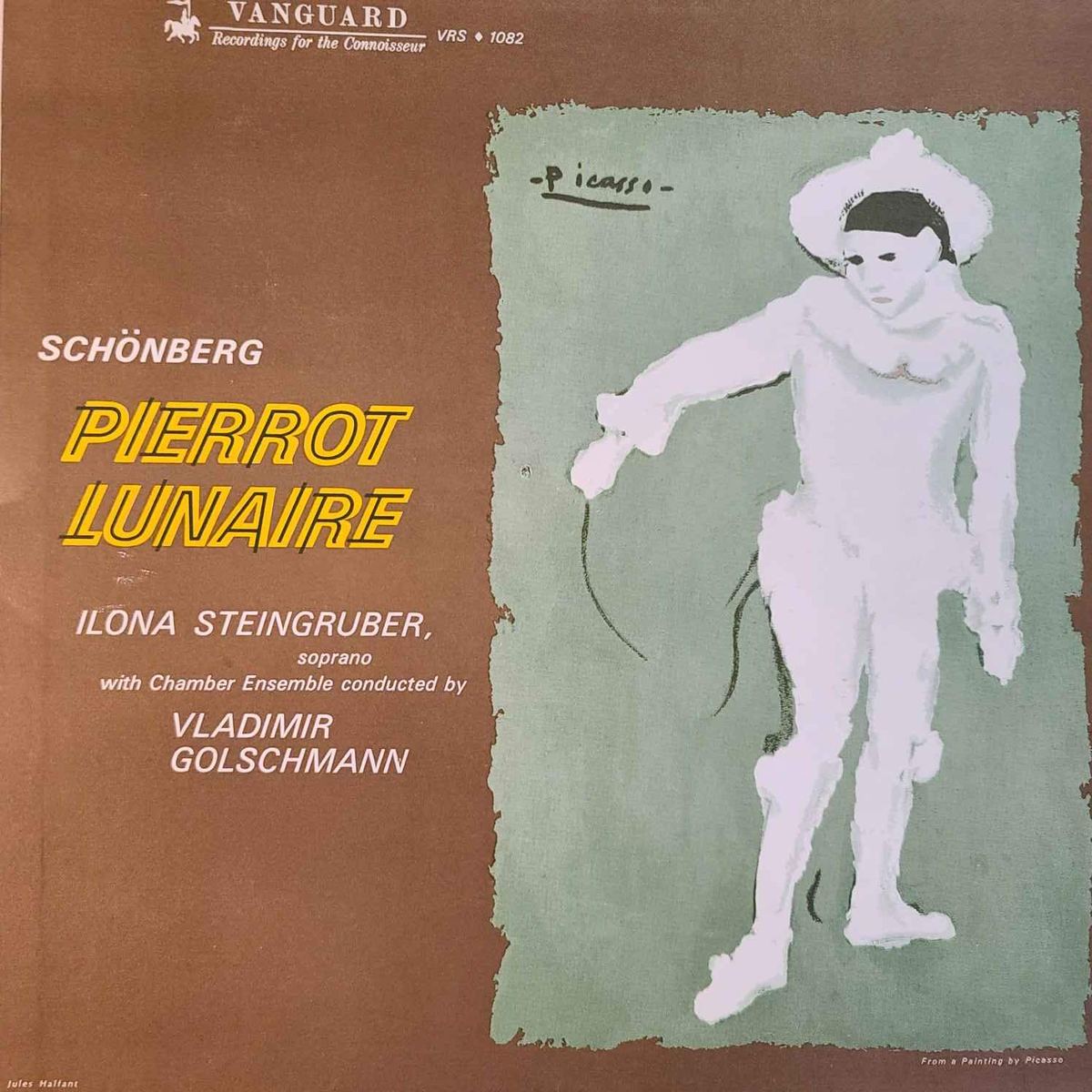 Little Pierrot: Arnold Schoenberg's LP "Pierrot Lunaire" from 1962