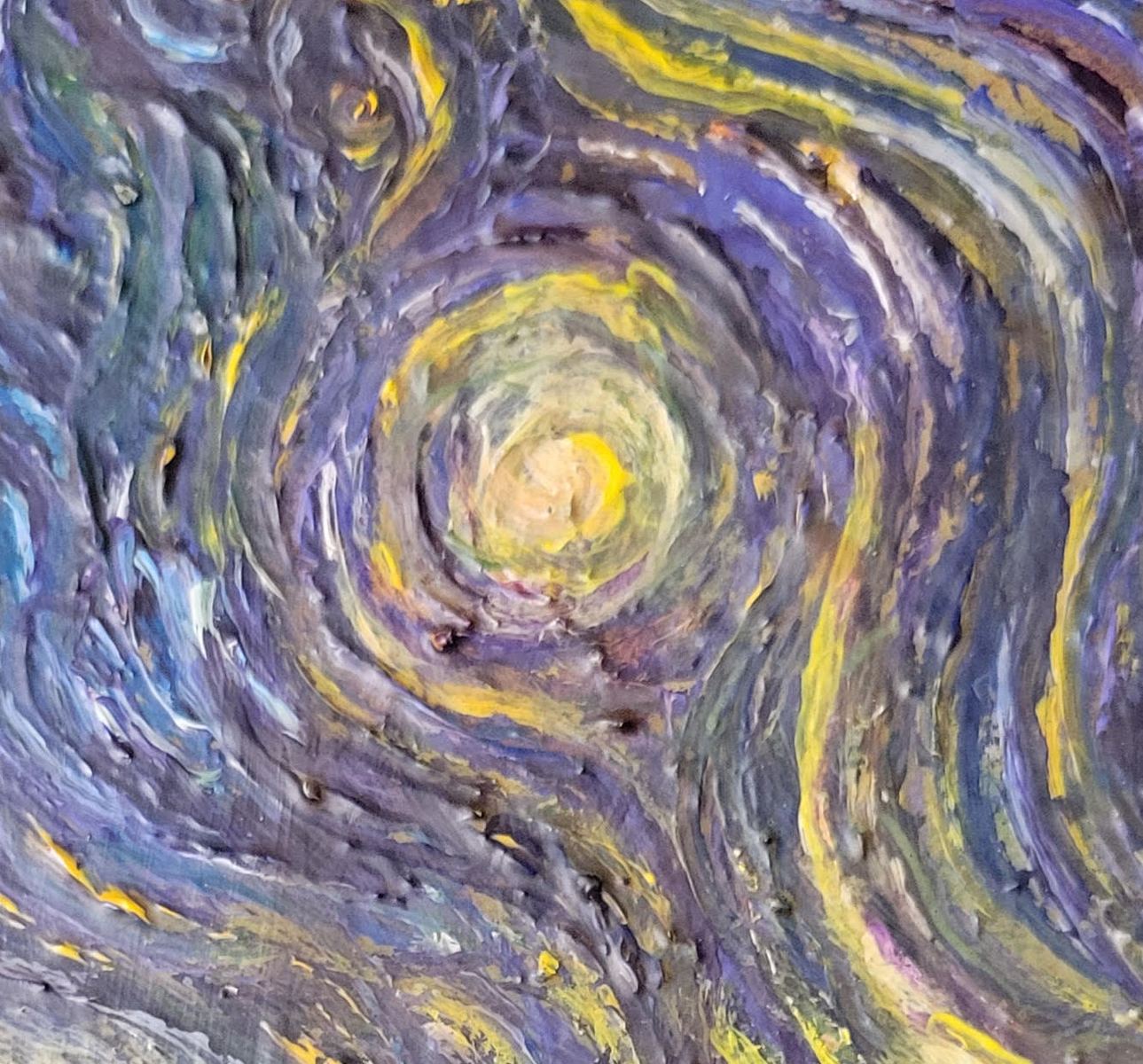 Vincent signature painting: Impasto Technique