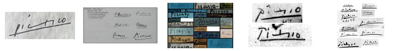 Picasso Dinant study: Signature Verification